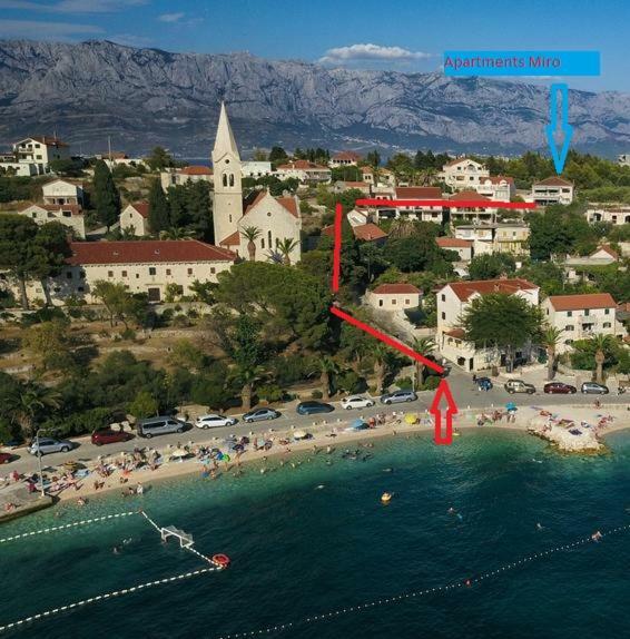 Apartments&Rooms Miro Sea View - Near Beach Sumartin Exterior photo